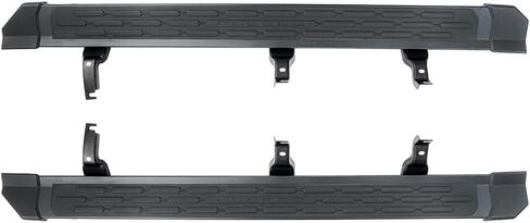 Dermon Original Platform Style Running Boards for 2021-2024 Bronco 4 Doors Accessories (Not fit Bronco Sport) Pedals Side Step Bar Side Steps Rock Rail Aluminum + ABS Black in Saudi Arabia