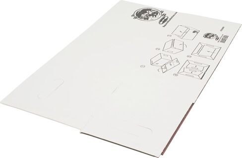 Square Deal Recordings & Supplies 7" 45rpm Vinyl Record Storage Box - Heavy Duty Cardboard with Removable Lid - Holds up to 200 7" Records - 10 Boxes #07BC09HD in Kuwait