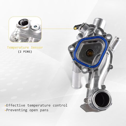 Engine Coolant Thermostat Housing Assembly Compatible with 2011-2016 Mini Cooper, 2011-2017 Cooper Countryman, 2013-2016 Cooper Paceman 1.6L L4, Replace 11538674895, 11537647751, 11537588876 in Kuwait