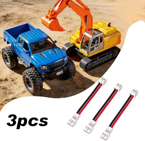 PH2.0 Male to Female Extension Cable, 50mm PH2.0/2P Adapter Cable with Copper Wire for RC Cars, Drones, LED Strips(3 Pac) in Saudi Arabia