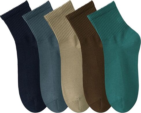 Womens Athletic Cotton Quarter Crew Socks Light Weight Soft Breathable Multi Sports Socks for Women 5 Pairs in Saudi Arabia