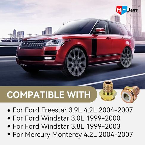 موصل أنبوب زيت مبرد Tansmission يناسب Ford Freestar 3.9L 4.2L 2004-2007، Windstar 3.0L 1999-2000، Windstar 3.8L 1999-2003، Mercury Monterey 4.2L 2004-2007 (الخيط 11/16-20UNF) in Kuwait