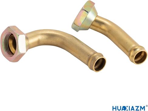 Transmission Cooler Oil Tube Connector Compatible with Toyota Camry 2.4L 2002-2006, Solara 2.4L 2004-2008, 2Pcs Radiator Transmission Cooler Line Fittings in Saudi Arabia