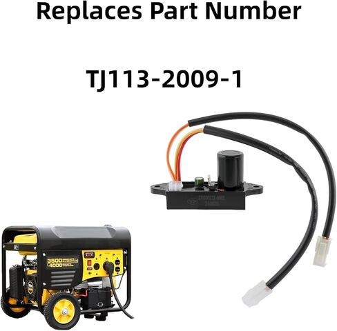OEM-Spec TJ113-2009-1 وحدة التحكم في ملف الإشعال المتوافقة مع Predator Harbour Freight 3500 Loncin 3300i 3000i جزء مولد العاكس مع F5TC Spark Plug in Kuwait