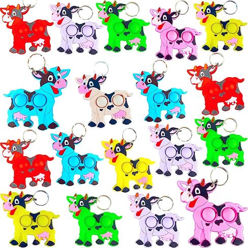 24 Packs Bulk Cow Mini pop for Classroom Students Prize, Birthday Party favors in Kuwait