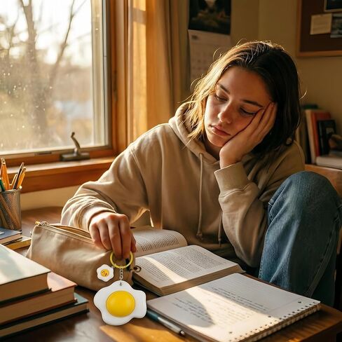 قطعتان من لعبة لوحة المفاتيح على شكل بيضة مرحة، ألعاب سلسلة مفاتيح فريدة من نوعها للوحة المفاتيح، ألعاب حسية للأزرار للبالغين والرجال والنساء لقضاء وقت السفر في المكتب in Kuwait