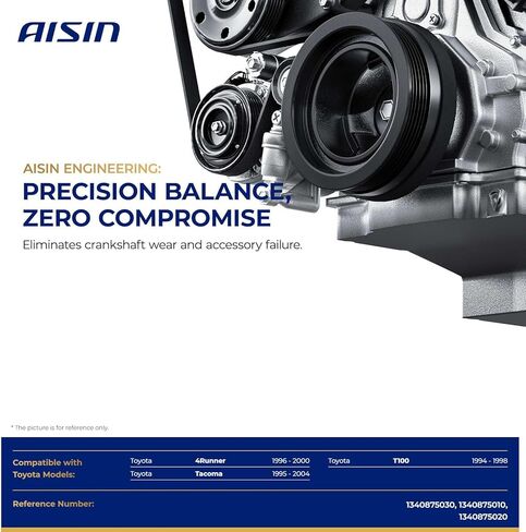 AISIN AFTERMARKET PDAT-00211 موازن متناغم - متوافق مع Toyota Tacoma 1995-2004، 4Runner 1996-2000، T100 1994-1998 - L4 2.4L 2.7L in Kuwait