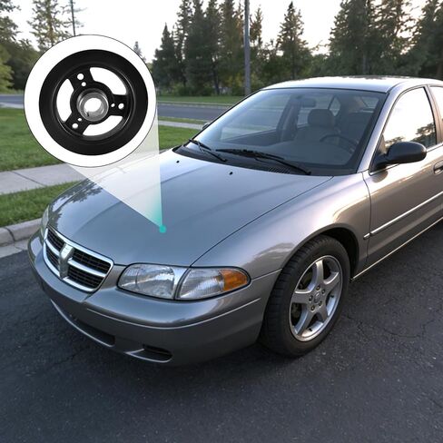 بكرة العمود المرفقي الموازن التوافقي AULINK 594-254 (2.5L L4) لسيارة دودج داكوتا 1996-2002، لسيارة إيجل بريميير 1988-1989، لسيارة جيب شيروكي 1991-2000، كومانتش 1991-1992، رانجلر 1991-1995/1997-2002 in Kuwait