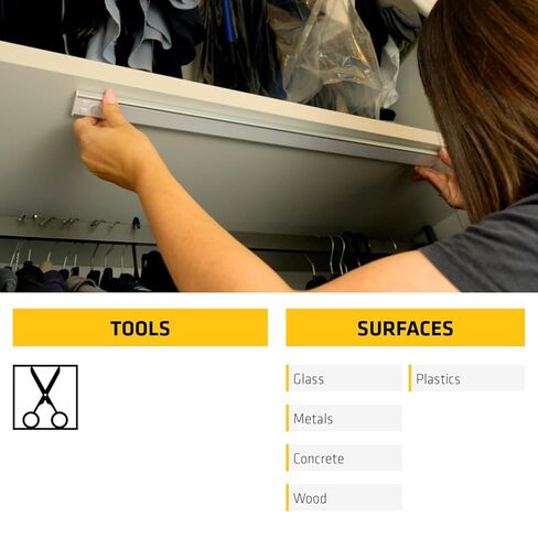 SIKA - Extra-Strong Transparent Double-Sided Tape - SikaBond Mammoth Crystal - Fast No-Drill Mounting - Instant Hold - Easy Application - Indoor & Outdoor - 1.5m in Kuwait