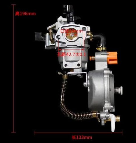 YAEGER مولد مزدوج الوقود المكربن ​​LPG NG تحويل عدة ل 2.8KW GX200 170F دليل الإختناقات ل GX160 2KW 168F in Kuwait