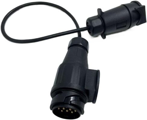 7 Pin To 13 Pin Trailer Light Extension Adapter Socket Plug Compatible With Caravan Towing in Saudi Arabia
