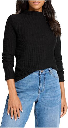 NIC+Zoe Womens Pixel Knit Sweater in Saudi Arabia