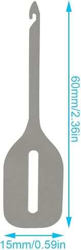 XGNG 1 Box 20PCS Iron Sheet Hook Threader Serger Seam Hook Thread Puller Special for Mini Sewing Tool Kit for Ending Stitches Catching Bobbins in Saudi Arabia