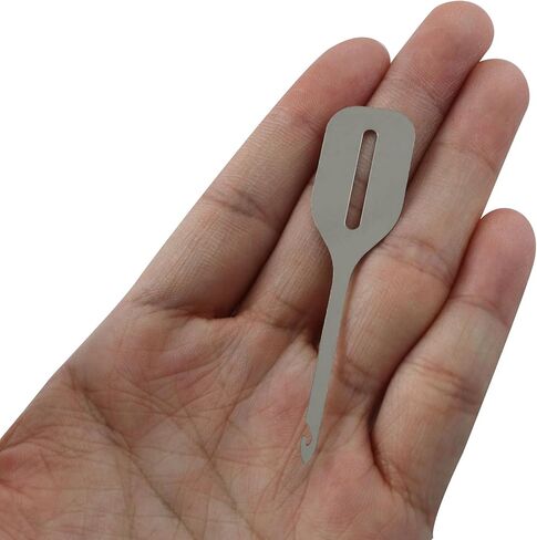 XGNG 1 Box 20PCS Iron Sheet Hook Threader Serger Seam Hook Thread Puller Special for Mini Sewing Tool Kit for Ending Stitches Catching Bobbins in Saudi Arabia