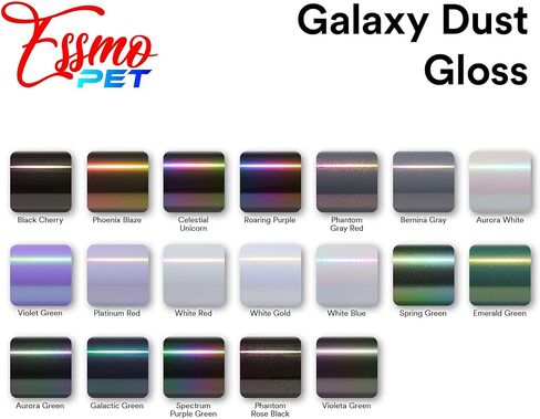 12 بوصة × 60 بوصة (1FTx5FT) PET Galaxy Dust Gloss Roaring Purple Chameleon Metallic Color Shift Color Change Vinyl Wrap Auto Car ملصق لاصق فيلم ورقة فقاعة خالية من تكنولوجيا تحرير الهواء مع مجموعة أدوات in Kuwait