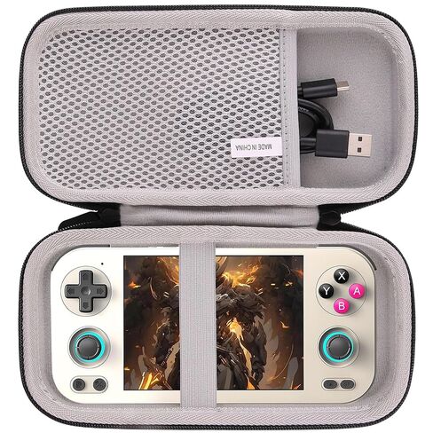حقيبة حمل صلبة من WAIYUCN متوافقة مع حافظة حماية الألعاب المحمولة RG476H Retro Game Console (أزرق) in Kuwait