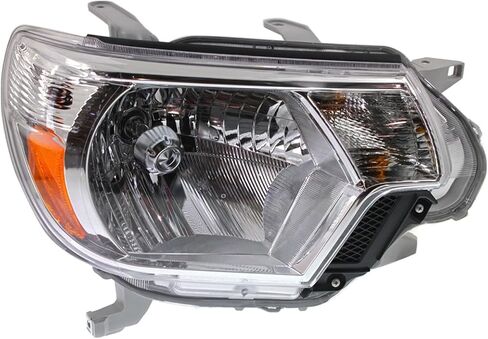 طقم المصابيح الأمامية البديلة يناسب جانب الركاب Toyota Tacoma 2012-2015 2.7L I4 4WD (يتضمن المصباح الأمامي والشبكة والحاجز) in Kuwait