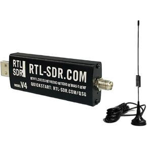 SDR-V4 مدونة RTL SDR V4 R828D RTL2832U 1PPM TCXO SMA RTLSDR جهاز استقبال راديو محدد بالبرمجيات، مع هوائي متعدد الأغراض in Kuwait