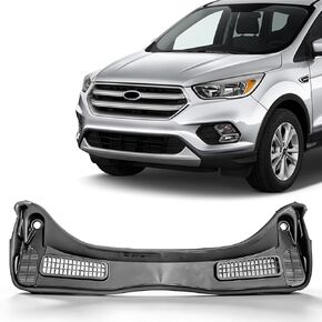 استبدال لوحة القلنسوة الأمامية العلوية لممسحة الزجاج الأمامي من PartsFlow متوافقة مع 2013-2019 Ford Escape لوحة إدراج مصبغة علوية منحرفة CJ5Z78022A68A in Kuwait