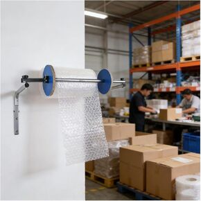 Wall Mounted Bubble Wrap Dispenser for Industrial Packing, Moving, and Shipping Applications in Saudi Arabia