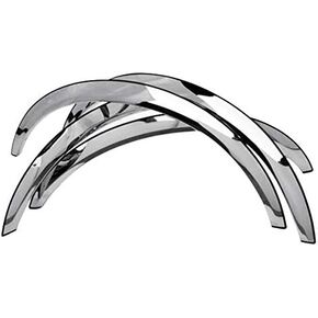 QMI 145020 - Fender Trim Compatible with Chevy S10 Pickup and Blazer also GMC S15 Jimmy Pickup (Half Arch) Mirror Polished Stainless Steel Wide Width Set Of 4 in Saudi Arabia