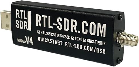 SDR-V4 مدونة RTL SDR V4 R828D RTL2832U 1PPM TCXO SMA RTLSDR جهاز استقبال راديو محدد بالبرمجيات، مع هوائي متعدد الأغراض in Kuwait
