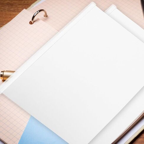 قضبان ربط A4 بمقبض منزلق ومشابك للعمود الفقري مجلد تجليد المستندات البلاستيكية لتنظيم تقرير المدرسة والمكتب 10 قطع in Kuwait