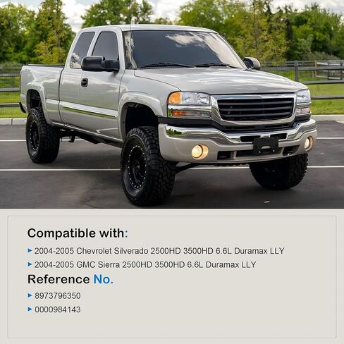 Glow Plug Control Module Compatible With 2004-2005 Chevrolet Silverado GMC Sierra 2500HD 3500HD 6.6L Duramax LLY 8973796350 0000984143 in Kuwait