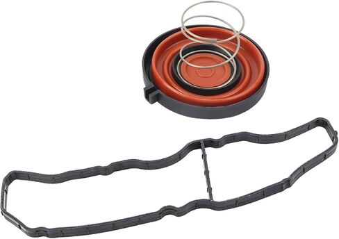 PCV Valve Cover Crank Case Vent Valve Seal Gasket + Diaphragm Cap for Discovery Sport Evoque 2.0L 2019-2025 LR097985 LR174890 in Kuwait