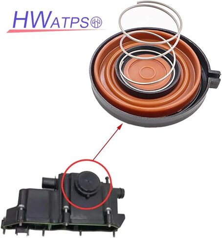 PCV Valve Cover Crank Case Vent Valve Seal Gasket + Diaphragm Cap for Discovery Sport Evoque 2.0L 2019-2025 LR097985 LR174890 in Kuwait