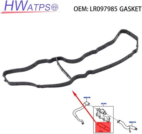 PCV Valve Cover Crank Case Vent Valve Seal Gasket + Diaphragm Cap for Discovery Sport Evoque 2.0L 2019-2025 LR097985 LR174890 in Kuwait
