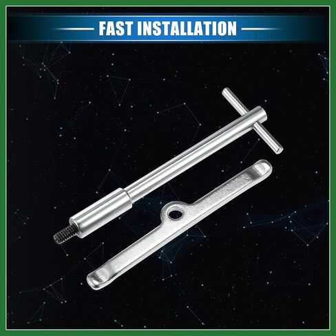 مجموعة مسامير غطاء الصمام على شكل حرف T من Motoforti متوافقة مع Chevy SBC 265 283 302 305 307 327 350 400، سبيكة فضية متينة تدوم طويلاً in Kuwait