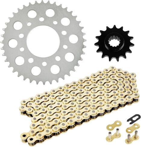 قطع غيار Powersports لسلسلة محرك الذهب ومجموعة أسنان العجلة لهوندا CB500 1994 1995 1996 1997 1998-2003 Mod-C33C-29080 in Kuwait