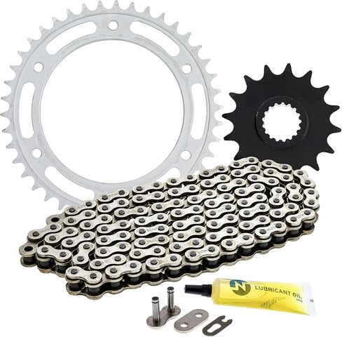 مجموعة سلسلة الاضراس لمحرك NICHE لسيارات BMW F800GS الأمامية 16 الخلفية 42 الأسنان 525VM-X X-Ring 116 وصلات in Kuwait