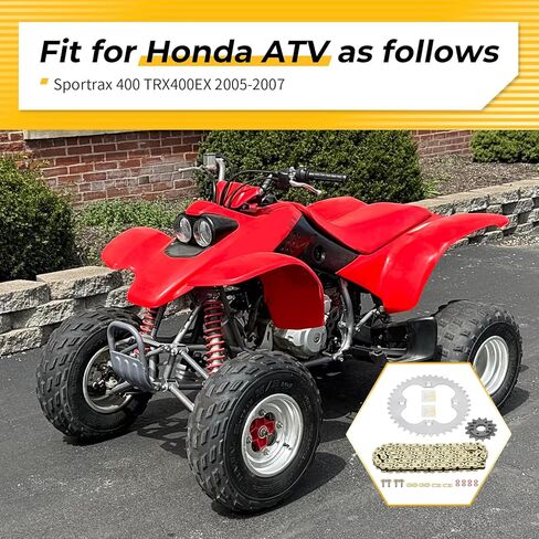 M MATI 94L X-حلقة محرك سلسلة ومحرك مجموعة ضرس لهوندا Sportrax 400 TRX400EX 2005 2006 2007 06405-HP1-P00 23801-HN1-A40 41201-HN1-A40 in Kuwait