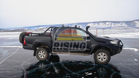 RisingTuning Auto Snorkel Kit Compatible with Toyota Hilux 7 Generation I4 D4D, V6 1GR-FE, KUN26, GGN25, Air Ram Intake Kit in Kuwait