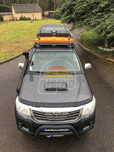 RisingTuning Auto Snorkel Kit Compatible with Toyota Hilux 7 Generation I4 D4D, V6 1GR-FE, KUN26, GGN25, Air Ram Intake Kit in Kuwait