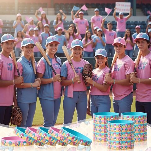Tondiamo 36 Pcs Baseball/Softball Ice Cream Drip Silicone Bracelet 67 Sport Wristband Baseball/Softball Six Seven Silicone Bracelet for Summer Sport Teams Party Supplies 6 7 Party Favors Gift in Kuwait