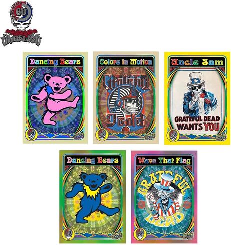 مجموعة Grateful Dead 2025 لهواة التجميع في الطابق العلوي | 55 بطاقة in Kuwait