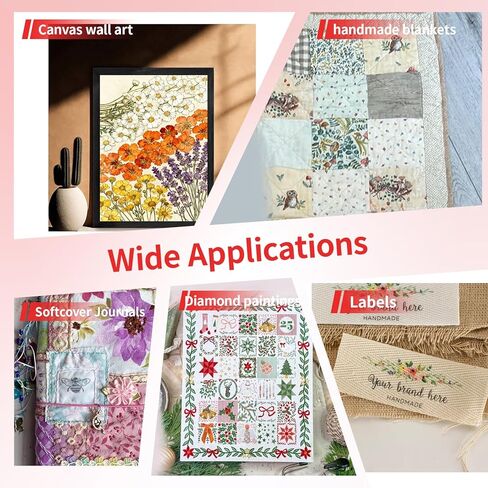 350g Premium Printable Cotton Fabric Sheets for Inkjet Printer - 8.5x11 Inch, 5 Sheets Sample Package,100% Real Cotton Canvas with Matte Finish for Photo Printing,Craft Projects (5) in Saudi Arabia