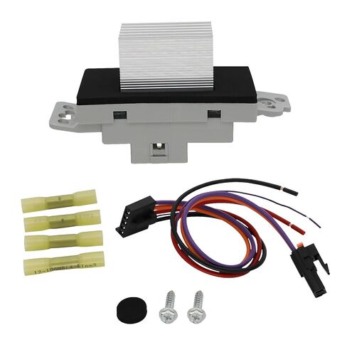 HVAC Control Module Blower Motor Resistor Kit Compatible with Chevrolet Chevy Trailblazer Silverado Tahoe Suburban GMC Envoy Sierra Yukon Replaces 15-81773 19260762 in Saudi Arabia
