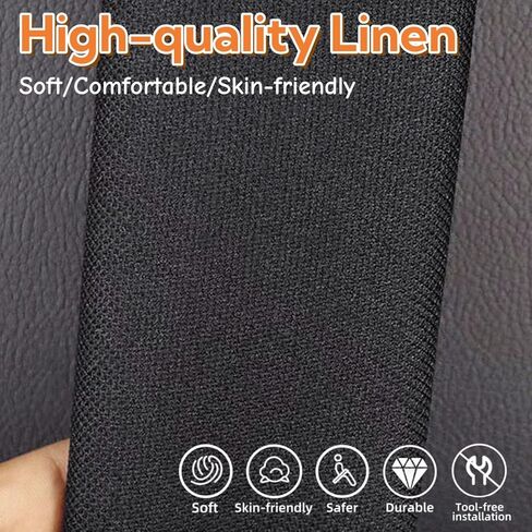 2 PCS Seat Belt Cover Pad, Cute Kawaii Animal Cat Soft Seatbelt Covers for Women, Seatbelt Cushion, Black Car Seat Strap Pads for Summer Spring (Red) in Saudi Arabia
