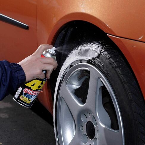 SOFT99 4-X Tire Cleaner 470ml – Express Tire Dressing Spray for Deep Cleaning & Wet Look Shine – Quick Mist-Mousse Formula with Hydrophobic Protection – Long-Lasting Gloss for Tires in Saudi Arabia