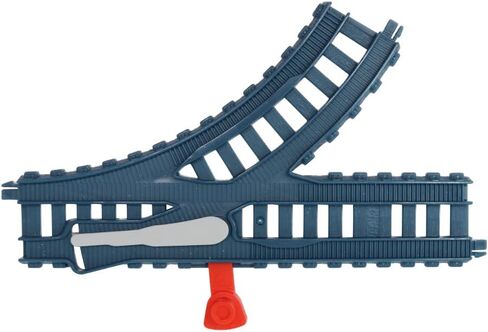 THOMAS & FRIENDS Replacement Part for Fisher-Price Crystal Caves & Trains Mega Set HHV21 - Replacement Blue Left Turn Track Piece with Switch - TL in Saudi Arabia