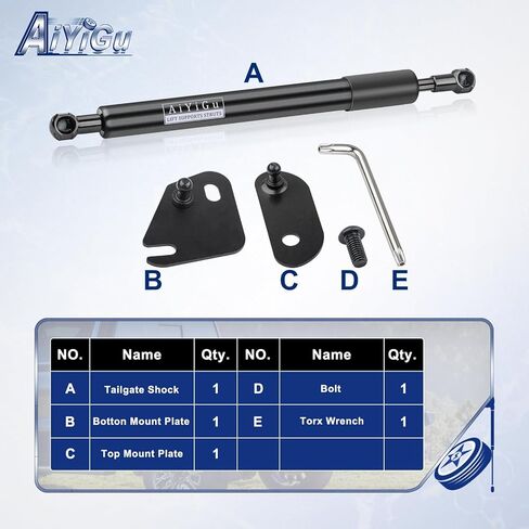 Tailgate Assist Accessories, Truck Tail Gate Lift Tailgate Shock Compatible with 2015 2016 2017 2018 2019 2020 2021 2022 2023 2024 2025 Ford F-150 in Kuwait