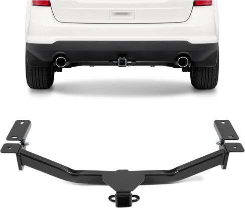 وصلة مقطورة ALMULOO مقاس 2 بوصة من الفئة 3 متوافقة مع وصلة سحب المقطورة 2007-2015 Lincoln MKX 2007-2014 Ford Edge باللون الأسود in Kuwait