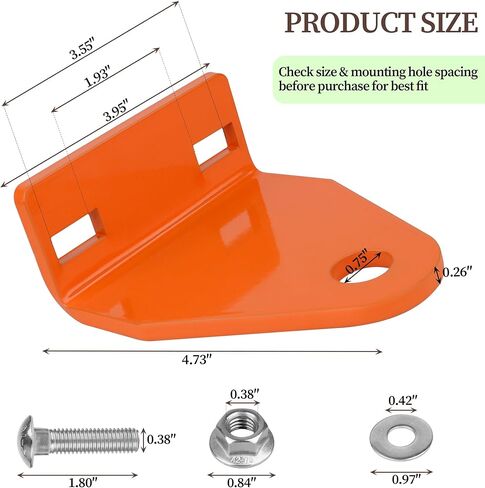 Lawn Mower Trailer Hitch, Heavy Duty Steel Zero Turn Trailer Hitch Compatible with Scag Patriot Liberty Z, Lawn Mower Hitch Repalcement for Scag Accessories,Lawns Tractor Hitchs Replacement in Saudi Arabia