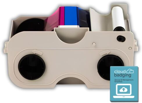 045030 EZ YMCKO Ribbon Cartridge for DTC1250e - 300 Images + 30-Day CloudBadging Trial in Kuwait