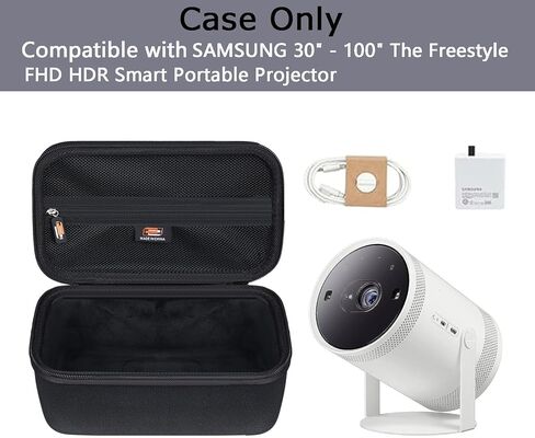 Hard EVA Carrying Case Compatible with Samsung The Freestyle Portable Projector/The Freestyle 2nd Gen Projector, PortableTravel Carry Storage Case Protective Bag (Case Only) in Saudi Arabia