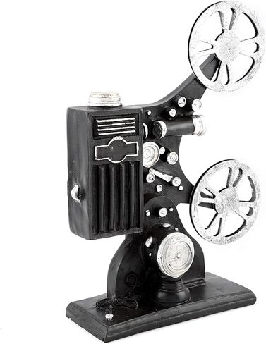 Movie Projector Model, 23.5x14x6cm Vintage Resin Film Projector Figurine Lightweight Photography Photo Props for Home Desktop Decoration in Kuwait